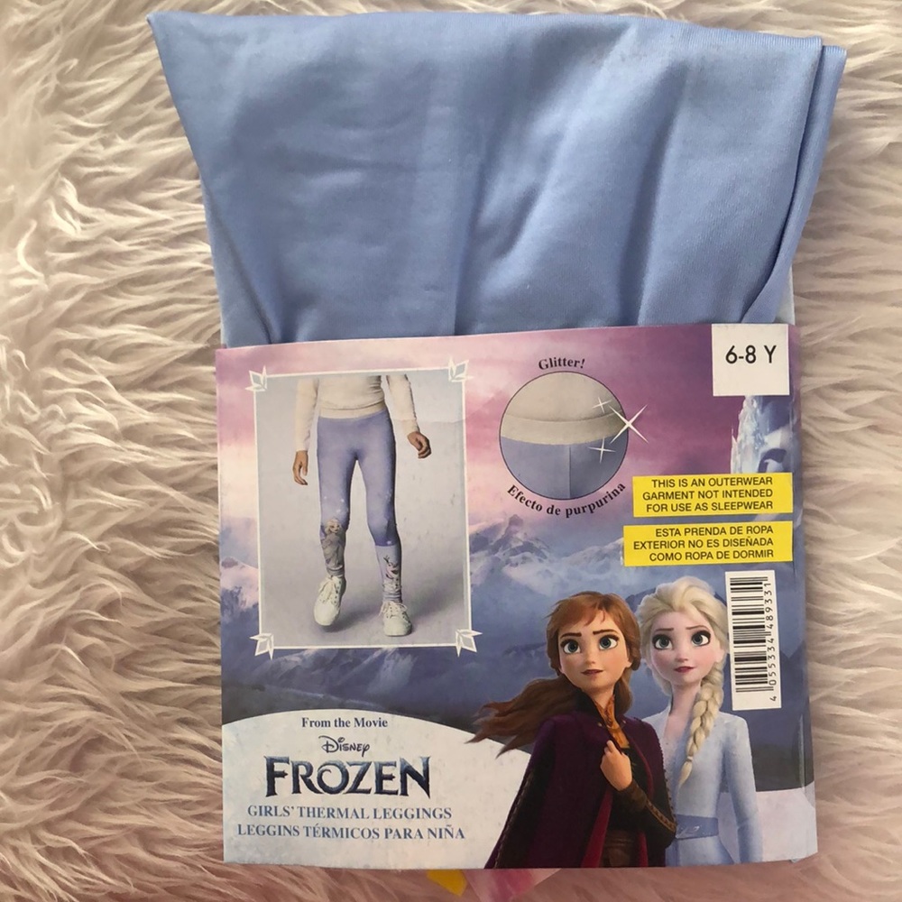 New Girls Thermal Frozen Leggings